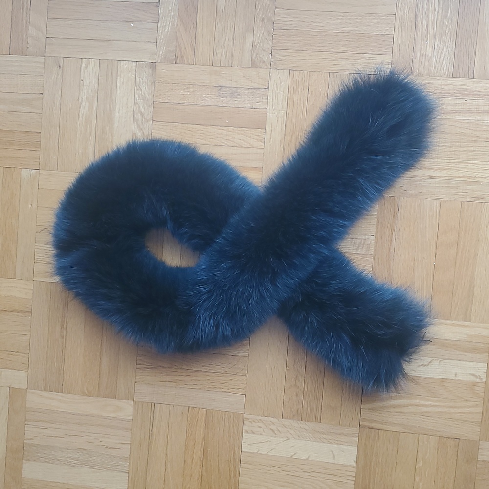 Real Fox Fur Scarf Collar
